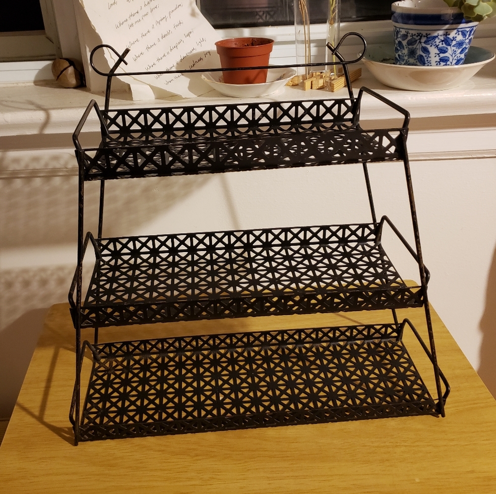 Vintage Small Storage Shelf